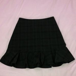 Aritzia plaid skirt